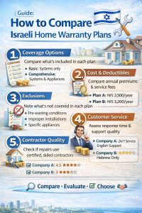 Guide How to Compare Israeli Home Warranty Plans