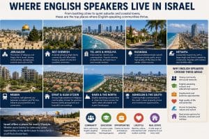 Where English Speakers Live in Israel