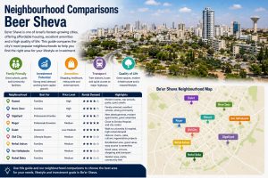 Neighbourhood Comparisons Beer Sheva